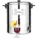 Warnik podgrzewacz do wody grzanego wina stalowy 2200W 28L - Hendi 209905 Hendi
