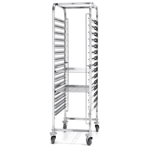 Wózek stalowy do transportu tac blach piekarniczych 15 x 60x40cm - Hendi 810651 Hendi