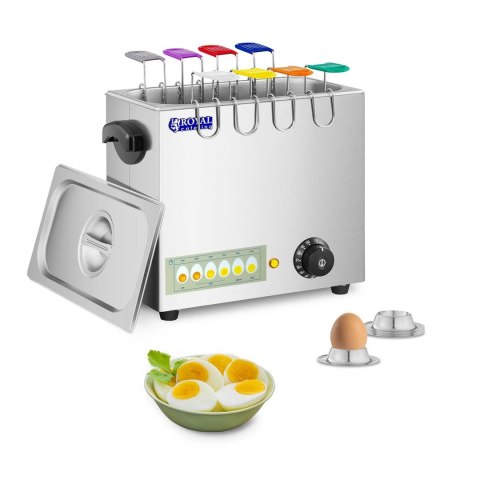 Jajowar urządzenie do gotowania 8 jajek 2600W 30 - 110deg;C + 4x podstawka do jajek Royal Catering