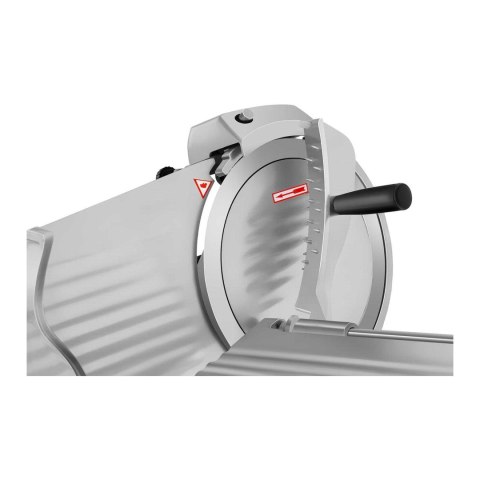 Krajalnica elektryczna do wędlin i sera z ostrzałką 150W śr. 250mm Royal Catering