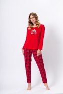 Piżama Alina 1388 Czerwony XL