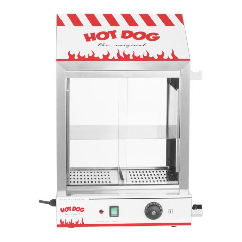 Podgrzewacz witryna grzewcza do 200 hot dogów parówek 50 bułek 2000W Royal Catering RCHW 2000 Royal Catering