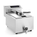 Frytownica frytkownica z panelem cyfrowym Mastercook z kranem 8L 3500W Hendi