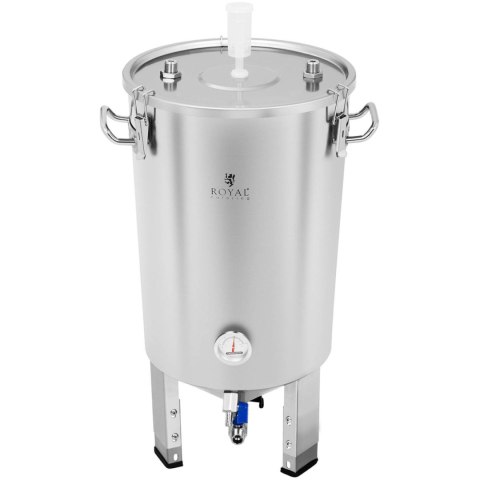 Pojemnik kocioł fermentacyjny fermentator do piwa z chłodnicą 30L Royal Catering