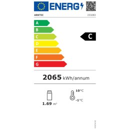 Witryna chłodnicza cukiernicza na kółkach 3 półki LED 550L ARKTIC