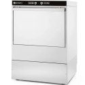 Zmywarka barowa do naczyń + dozownik + pompa kosz 50x50cm 400V 3 PROGRAMY Hendi