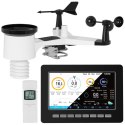 Bezprzewodowa stacja meteorologiczna pogodowa solarna 7w1 LCD WiFi 100m Steinberg Systems