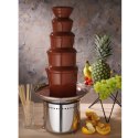 Fontanna do czekolady fondue 5 poziomów stalowa 265 W - Hendi 274156 Hendi