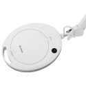 Lampa lupa kosmetyczna ze szkłem powiększającym mobilna 5 dpi 60x LED śr. 127 mm Physa
