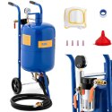 Piaskarka syfonowa mobilna z regulacją ciśnienia 60-125 psi 40 l MSW