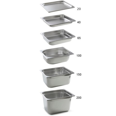 Pojemnik GN 2/1 stal nierdzewna Profi Line wys. 150 mm - Hendi 801116 Hendi