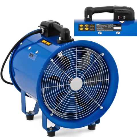 Wentylator dmuchawa przemysłowa osiowa do chłodzenia i cyrkulacji powietrza 500 W śr. 300 mm MSW