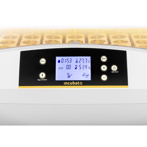 Inkubator wylęgarka klujnik do 42 jaj kurzych 90 W + owoskop Incubato