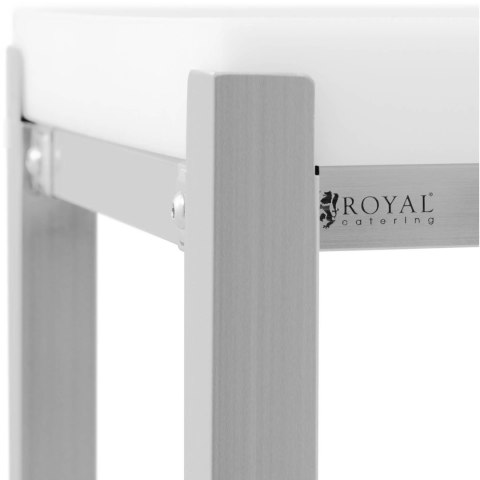 Kloc masarski rozbiorowy z polietylenu na stalowej podstawie 40 x 50 x 80 cm Royal Catering