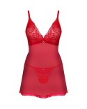 Koszulka Chilisa babydoll + stringi GRATIS! Czerwony XL/XXL