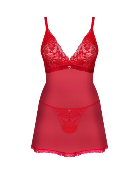 Koszulka Chilisa babydoll + stringi GRATIS! Czerwony M/L