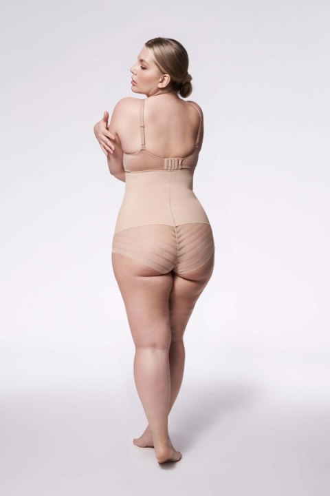 Figi 141 Mesh High-Waist Panty Naturalne Natural S