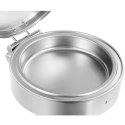 Podgrzewacz do potraw stołowy okrągły na pastę z pokrywą śr. 39 cm 5.8 l Royal Catering