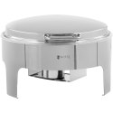 Podgrzewacz do potraw stołowy okrągły na pastę z pokrywą śr. 39 cm 5.8 l Royal Catering