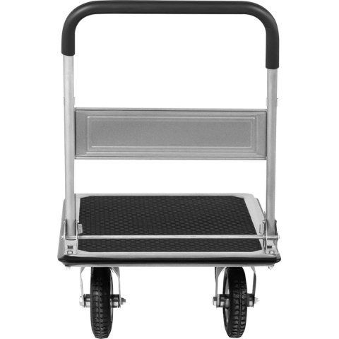 Wózek platformowy magazynowy ręczny składany 1 burta do 300 kg 80 x 60 cm MSW