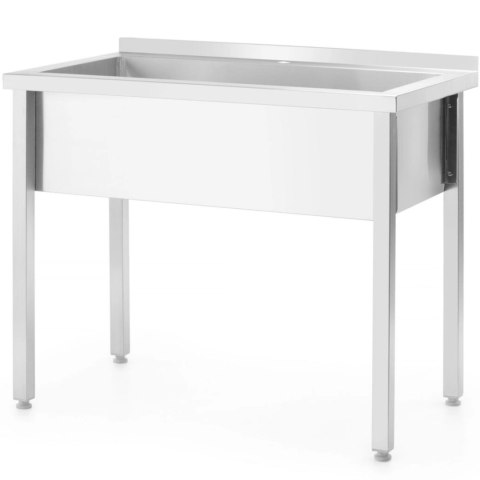 Basen zlew gastronomiczny jednokomorowy Budget Line STAL 1000 x 600 x 850 mm - Hendi 811023 Hendi