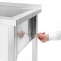 Basen zlew gastronomiczny jednokomorowy Budget Line STAL 1000 x 600 x 850 mm - Hendi 811023 Hendi