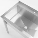 Basen zlew gastronomiczny jednokomorowy Budget Line STAL 1000 x 600 x 850 mm - Hendi 811023 Hendi