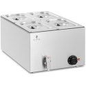 Bemar podgrzewacz elektryczny z kranem 4 x GN 1/4 600 W Royal Catering