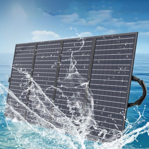 Ładowarka solarna słoneczna turystyczna składana 160W czarna CHOETECH