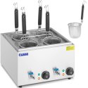 Makaroniarka warnik do gotowania makaronu z kranikami 4 kosze 2 x 6,5 l 3000 W Royal Catering