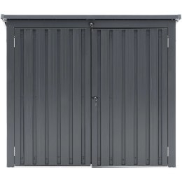 Osłona obudowa na 2 kosze kubły na śmieci 240 l metalowa UNIPRODO