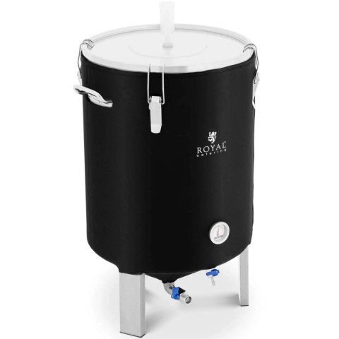 Pojemnik kocioł fermentacyjny fermentator do piwa wina z izolacją 0-40C 60 l Royal Catering