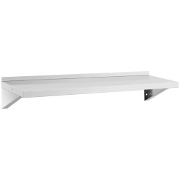 Półka ścienna wisząca kuchenna ze stali do 80 kg 120 x 40 cm Royal Catering