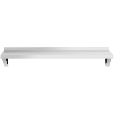Półka ścienna wisząca kuchenna ze stali do 80 kg 120 x 40 cm Royal Catering