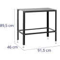 Stół spawalniczy montażowy perforowany blat 3 mm 91.5 x 46 cm do 100 kg Stamos Germany
