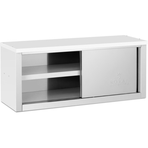 Szafa ścienna gastronomiczna z drzwiami przesuwanymi STAL 130 kg 120 x 40 x 50 cm Royal Catering