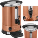 Warnik podgrzewacz do wody z podwójnymi ściankami i ociekaczem 13.5 L 2500 W pomarańczowy Royal Catering