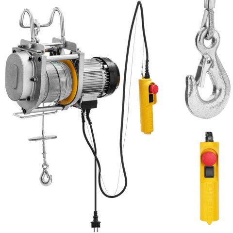 Wciągarka wyciągarka linowa elektryczna 1300 W 60 m 250 kg MSW