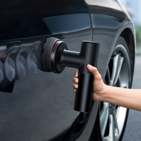 Bezprzewodowa elektryczna maszyna polerska polerka do wosku 30W czarna BASEUS
