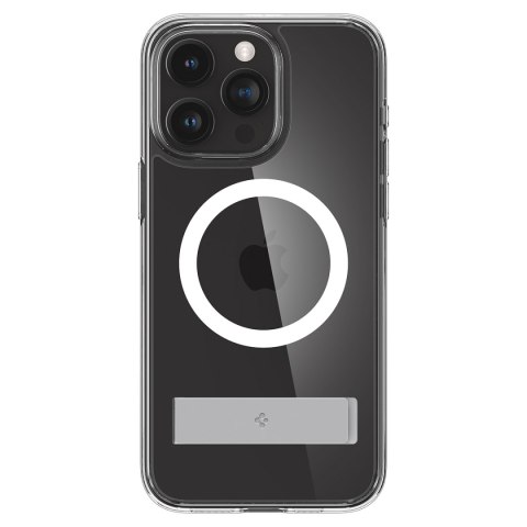 Etui Ultra Hybrid S MagSafe z podstawką do iPhone 15 Pro przezroczyste SPIGEN