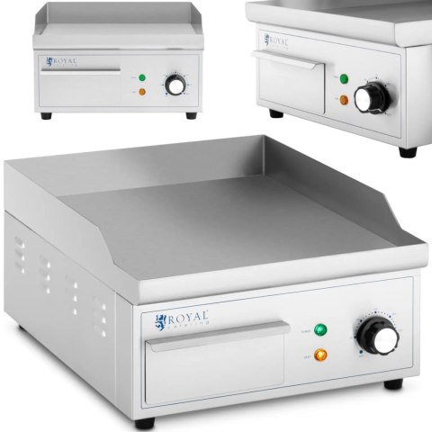 Grill elektryczny płyta grillowa gładka 35 x 38 cm 2000 W Royal Catering