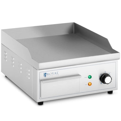 Grill elektryczny płyta grillowa gładka 35 x 38 cm 2000 W Royal Catering