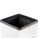 Kosz pojemnik stalowy do segregacji śmieci odpadów papieru 30.5x30.5x70cm 60L Ulsonix