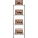 Regał metalowy magazynowy gastronomiczny do 200 kg 60 x 60 x 180 cm Royal Catering