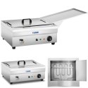 Smażalnik frytownica do pączków ryb z półką ociekową 3200W 230V 14L Royal Catering