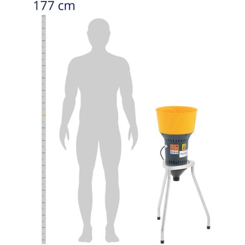Śrutownik do zboża kukurydzy grochu z podstawą 60 l 400 kg/h 1300 W WIESENFIELD