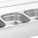 Bemar podgrzewacz do potraw bufet grzewczy z osłoną 3 x GN 1/2 2000 W Royal Catering