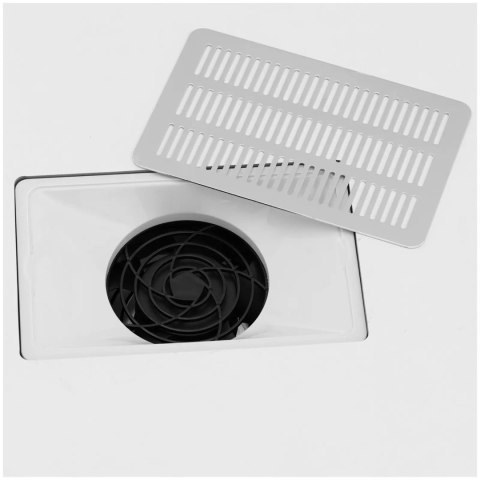 Biurko kosmetyczne do manicure z pochłaniaczem pyłu 120 x 45 cm - białe Physa