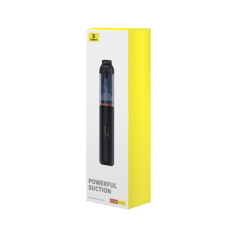 Odkurzacz samochodowy z podświetleniem Baseus A5 USB-C 130W czarny BASEUS