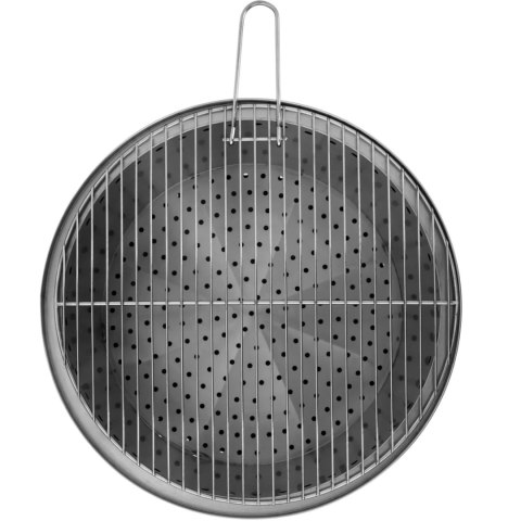 Palenisko ogrodowe z rusztem grillowym stalowe 50 x 50 x 45 cm UNIPRODO
